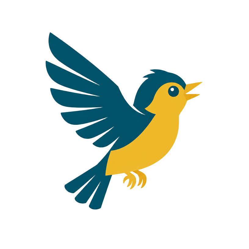 Fledglings tier icon — a young bird in flight
