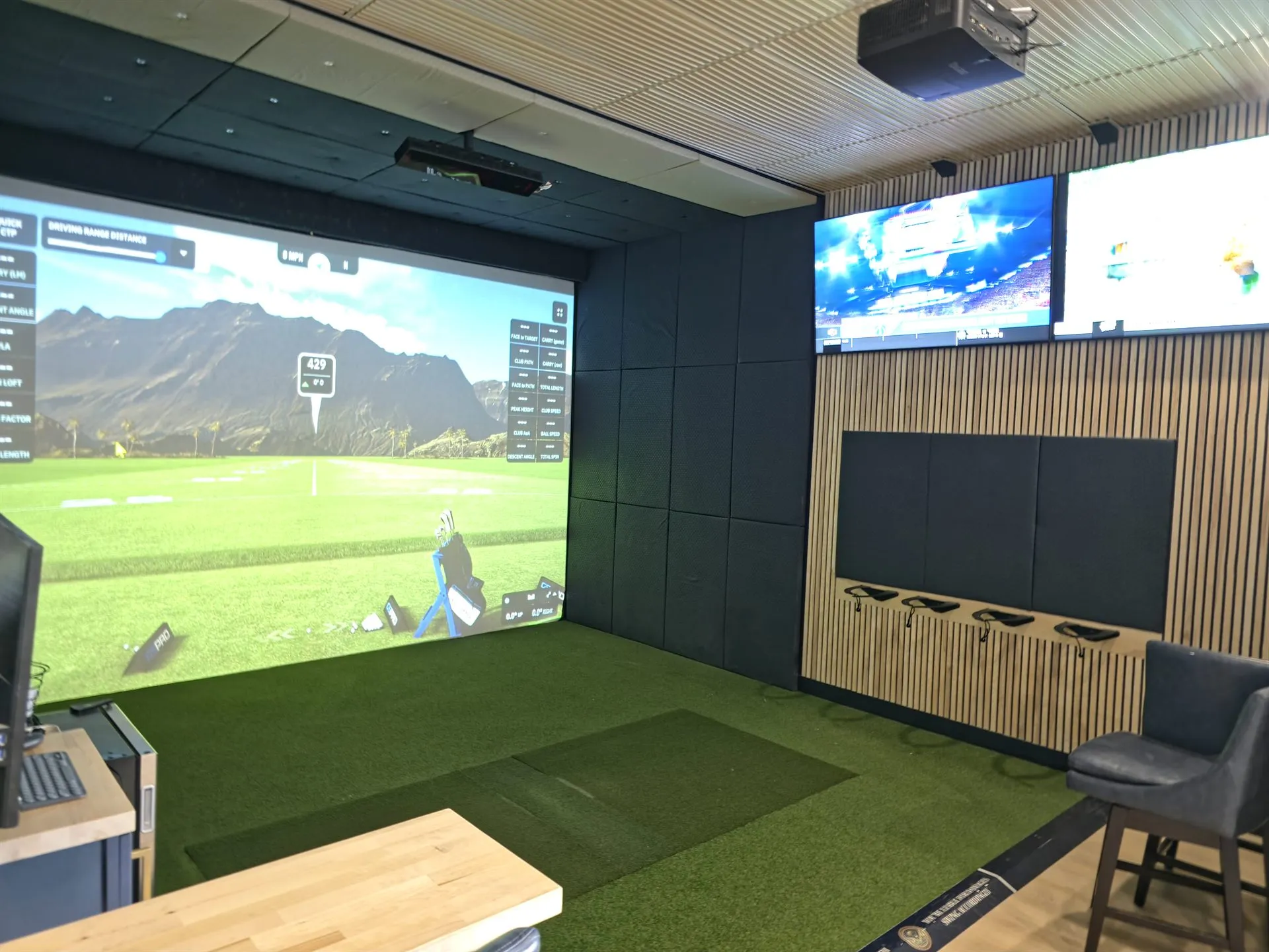 Placeholder image of a young child practicing golf at The Cut Club